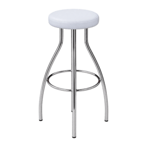 Barhocker Chrom weiß