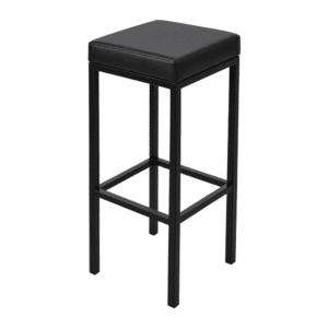 Barhocker eckig schwarz