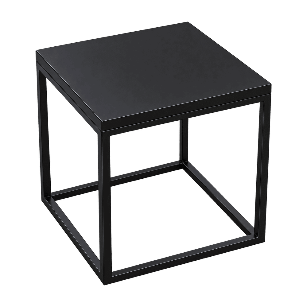 Beistelltisch eckig schwarz 45x45cm