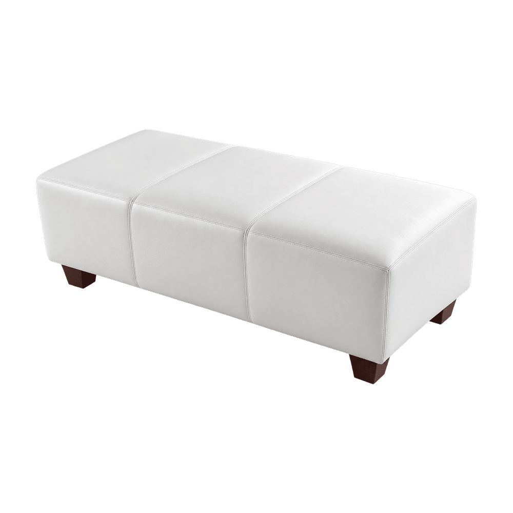 Sitzhocker weiß 120×60 cm