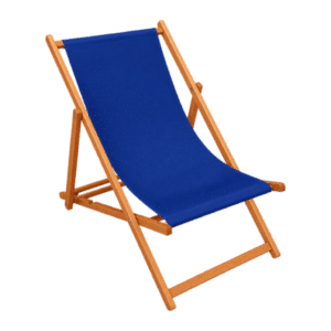 Strandliege Blau
