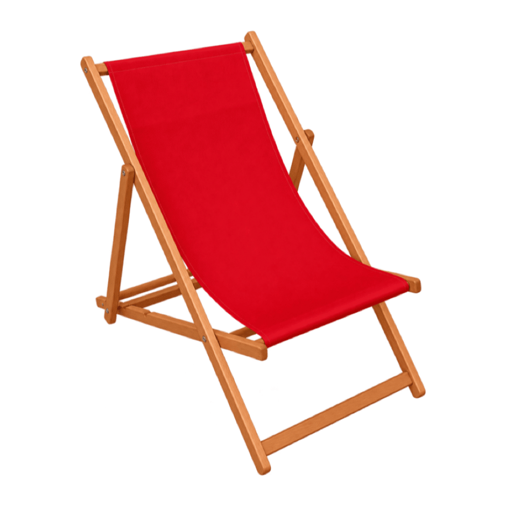 Strandliege Rot