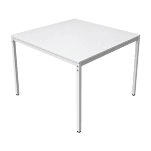 Tisch weiß 80x80cm, Tischplatte weiß
