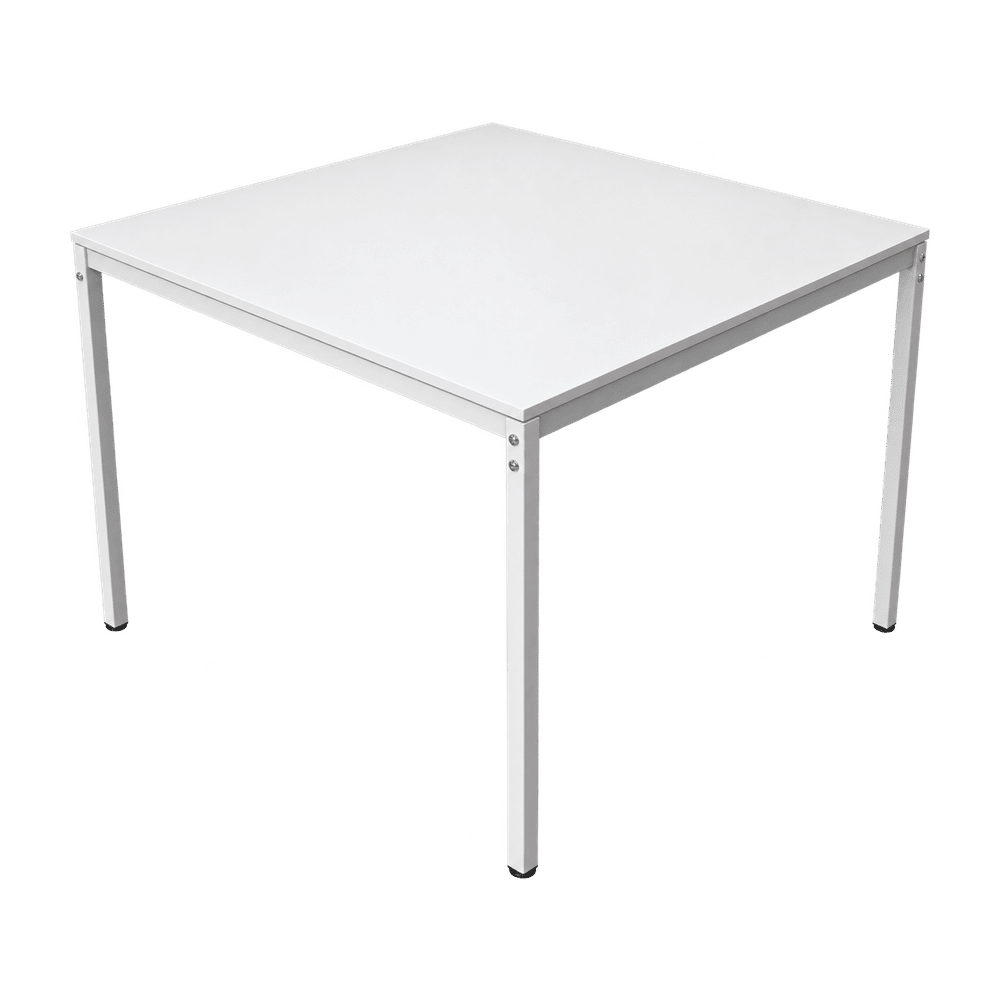 Tisch weiß 80x80cm, Tischplatte weiß