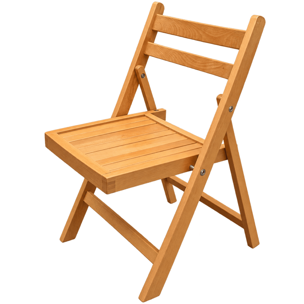 Holzklappsessel braun