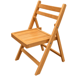 Holzklappsessel braun
