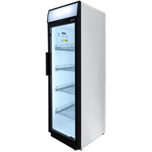 Kühlschrank 380l mit Glastüre und LED Beleuchtung